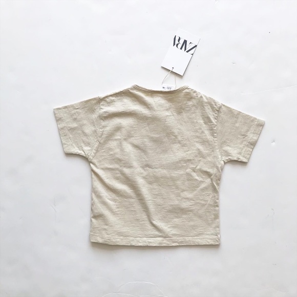 Zara NWT sun print henley shirt  2/3T - Picture 3 of 3